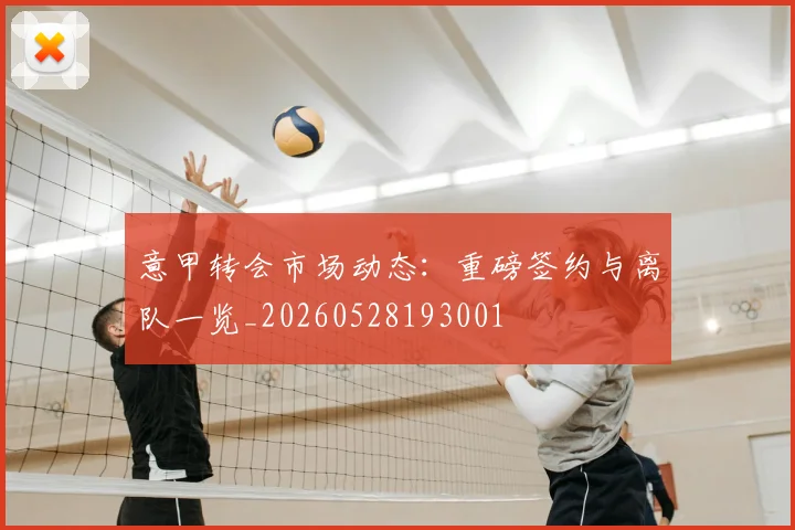 意甲转会市场动态:重磅签约与离队一览_20260528193001